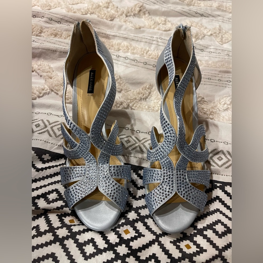 Alex Marie Silver Women's Heels
